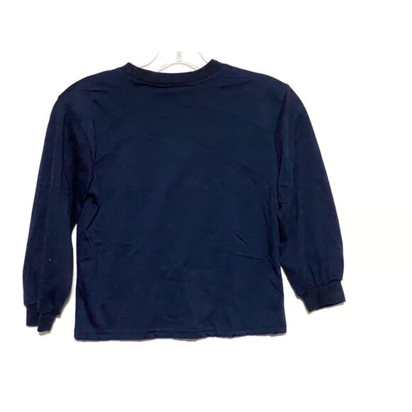 Marvel Amazing Spiderman Webslinger Blue Long Sleeve Shirt Boys 7 Cartoon Casual - Picture 4 of 4